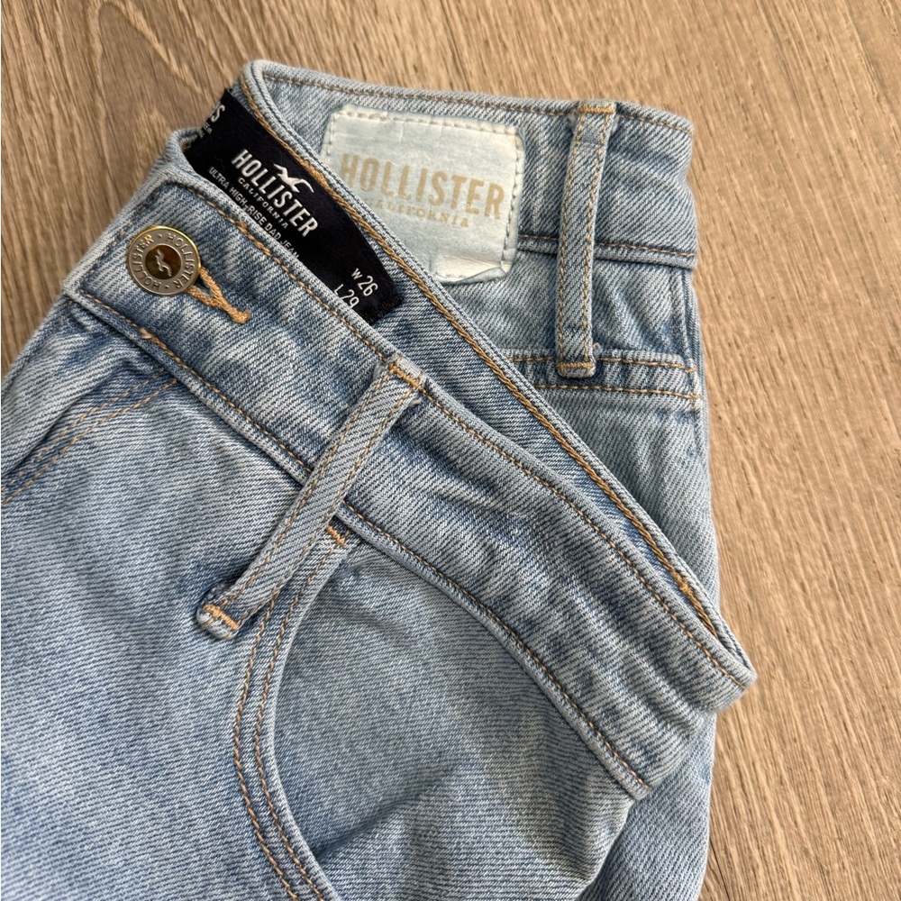 •HOLLISTER• ULTRA HIGH RISE DAD JEANS - Picture 7 of 7